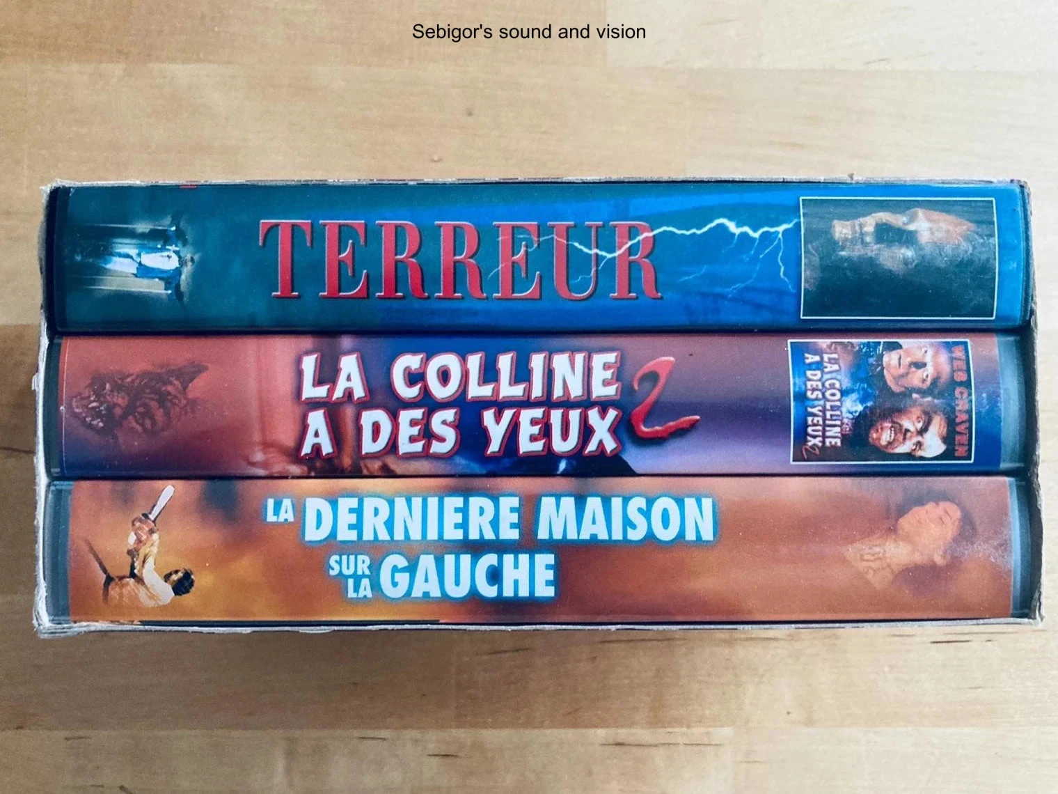 Coffret 3 VHS Wes Craven. – photo 4